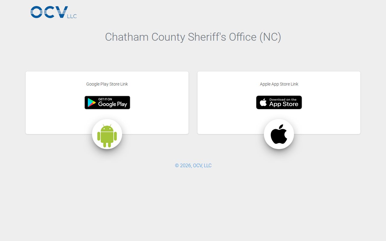 Official Chatham County Sheriff mobile app for current booking photos